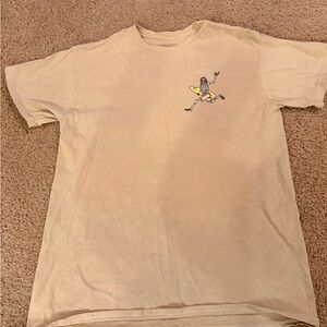 Men's Beige Graphic T-Shirt